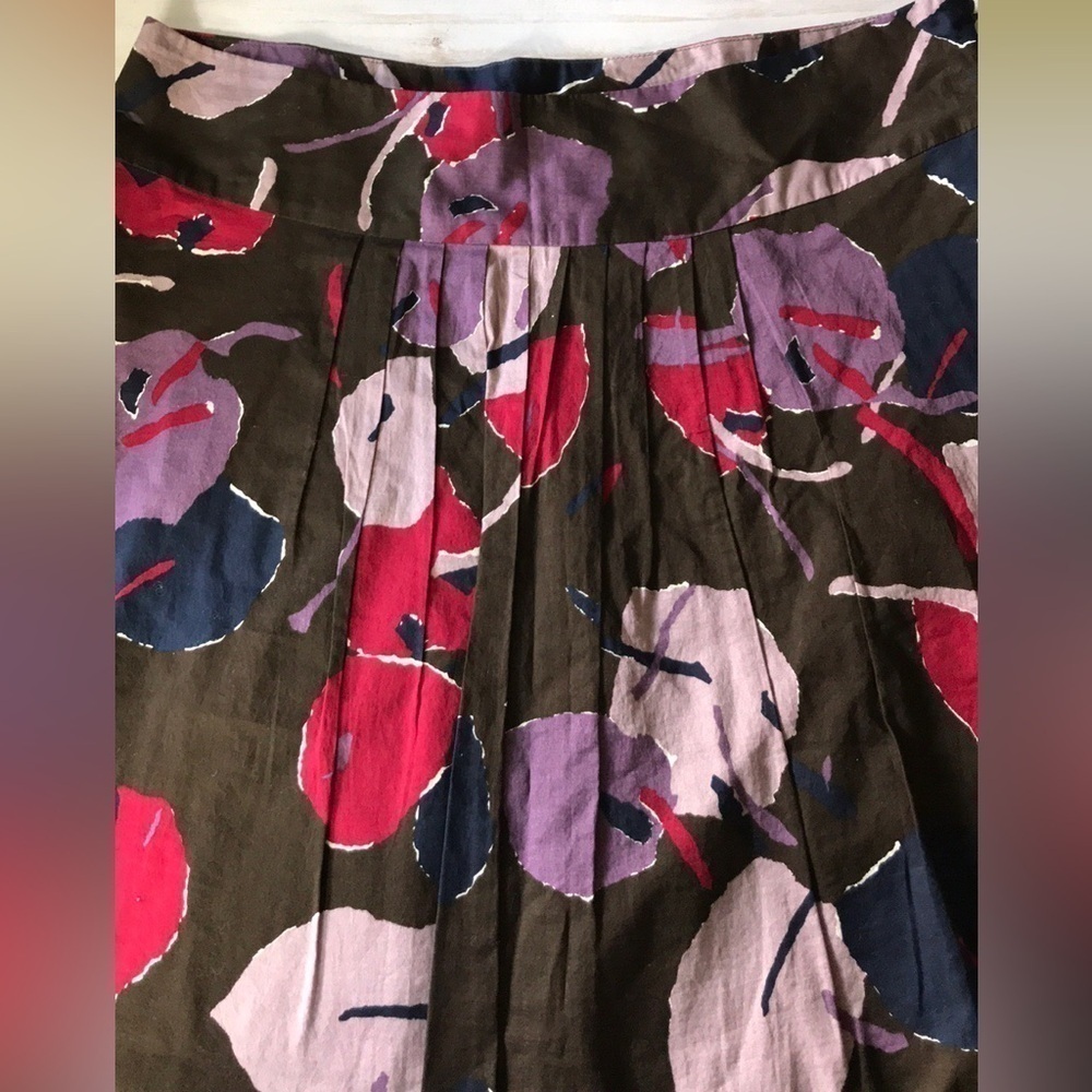 MOSSIMO A-line multi color cotton skirt Size 6 - Picture 9 of 9